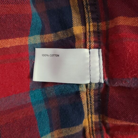 Duluth Trading Men's Cotton Plaid Flannel Button Down XL Tall Lot of 2 - Picture 14 of 15